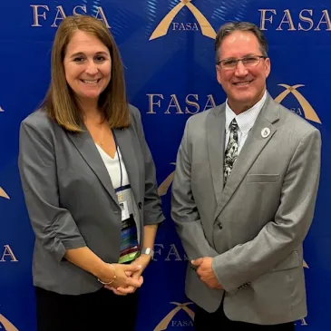 Dr. Jen Halter and Dr. Kyle Dresback